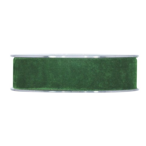 NASTRO MM25X7MT DOUBLE VELVET VERDE SCURO